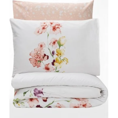 Cotton Box Nevresim Takımı Tek Kişilik Emma, Somon