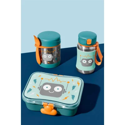 Skip Hop Zoo Paslanmaz Çelik Termos, 325 ml, Robot