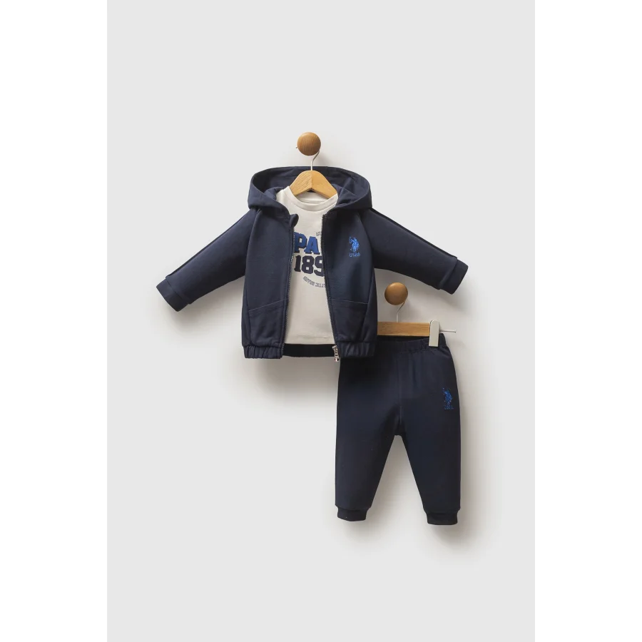 U.S. Polo Takım, 3'lü, Lacivert