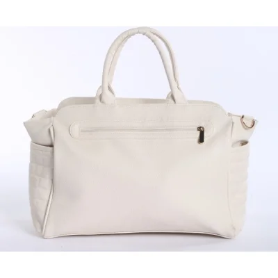 M&Y Juno Deri Anne Bebek Bakım Çantası, Krem