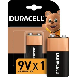Duracell Basic, 9 Volt, Pil Tekli