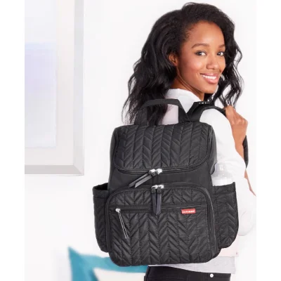 Skip Hop Forma Sırt Çantası, 17x30x38 cm, Jet Siyah