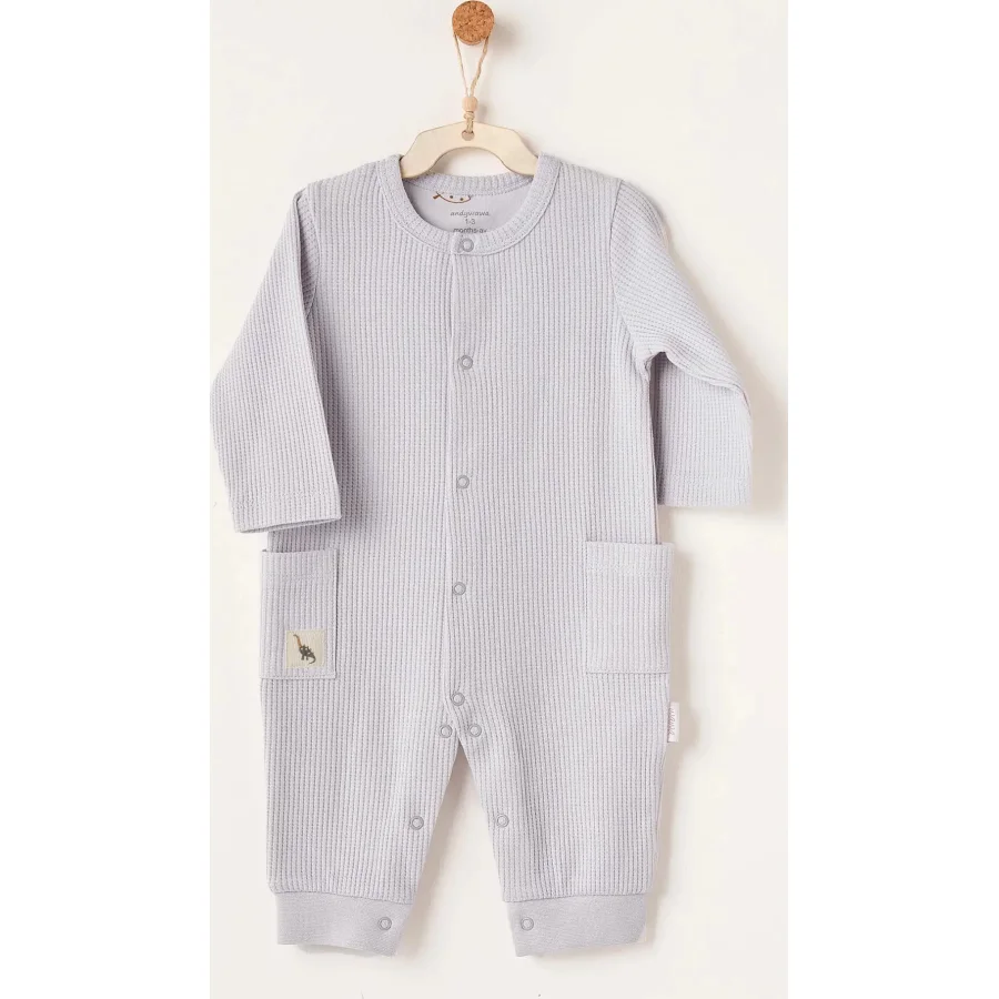 Andywawa Mummy S Snuggle Saurus Tulum, Gri