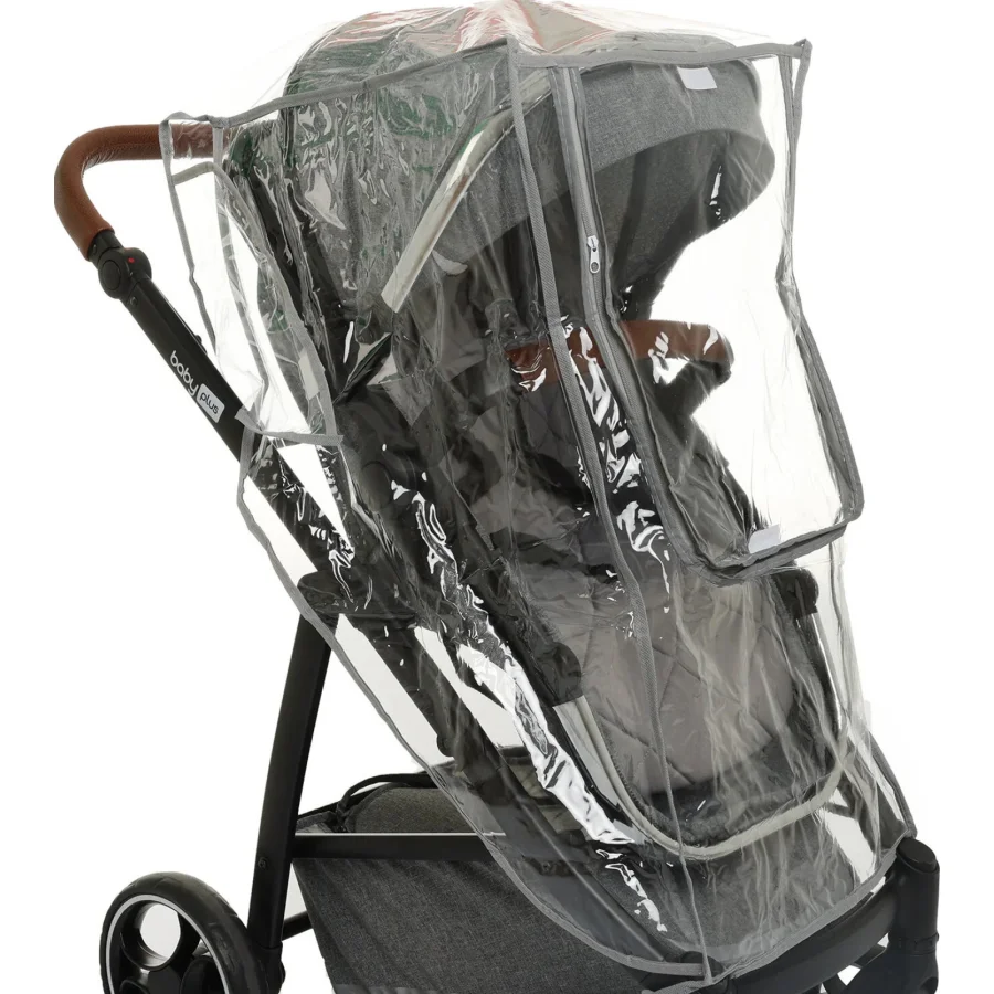 BabyJem Reflektörlü Lüks Bebek Arabası Yağmurluğu