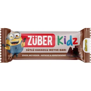 Züber Kidz Meyve Barı, 25 g, Kakaolu