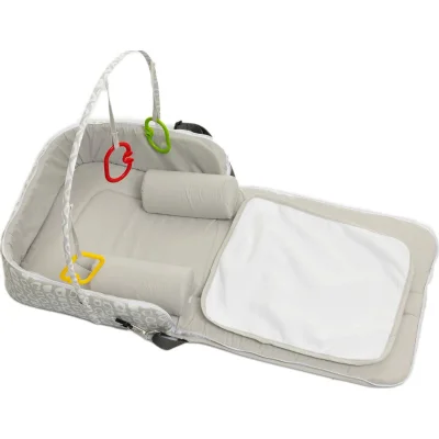 BabyJem Babynest Çanta, Gri Kare