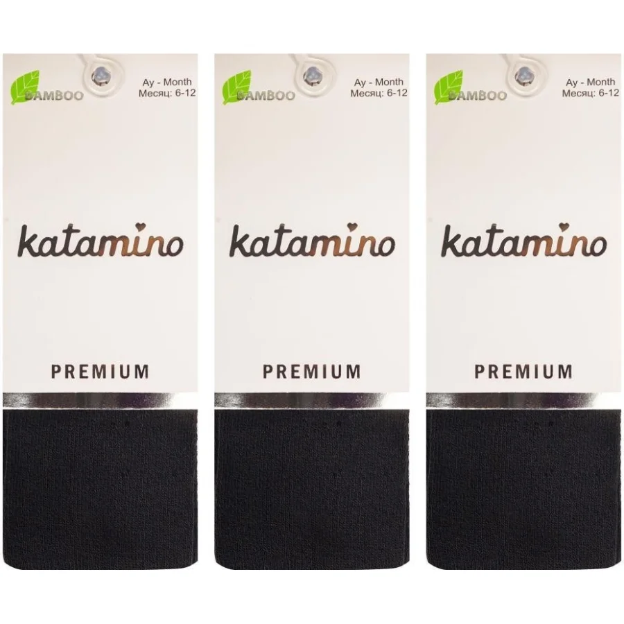 Katamino Liva Bebek Bambu Külotlu Çorap, Siyah