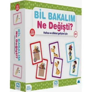 Games Bil Bakalım Ne Değişti? Hafıza ve Dikkat Gelişim Kartı, 55 Kart