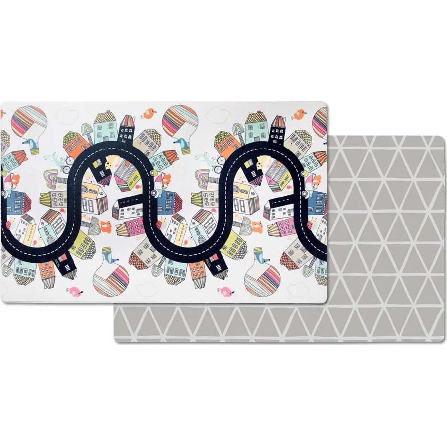 Skip Hop Çift Taraflı Oyun Halısı Oyun Matı, Köy