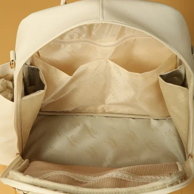 M&Y Maia Anne Bebek Bakım Sırt Çantası, Krem