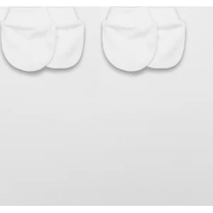 Bistyle Penye Eldiven Basic, 2'li, Beyaz