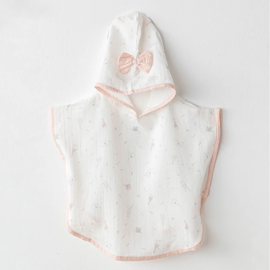 Andywawa AC25513 Love Family Müslin Bebek Panço Ekru