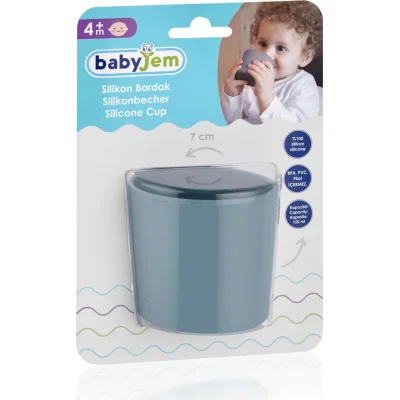 BabyJem Silikon Bardak, Mint
