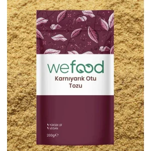 Wefood Organik Karnıyarık Otu Tozu, 200 g