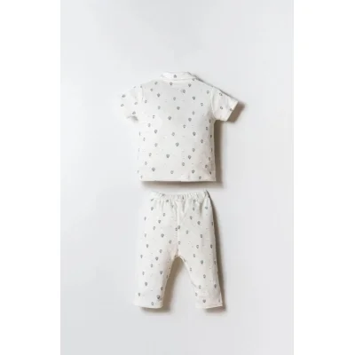 U.S. Polo Gömlek Pijama Takımı, Beyaz