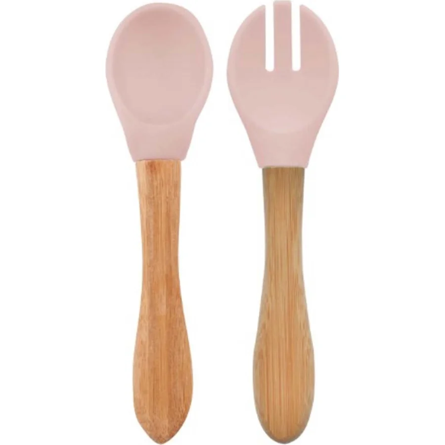 OiOi Mama Kaşığı ve Çatal Seti, Pinky Pink