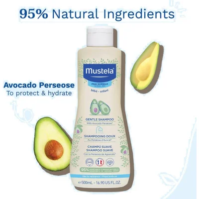 Mustela Papatya Özlü Bebek Şampuanı, 500 ml