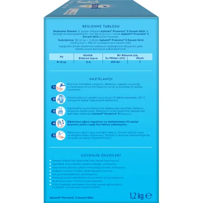Aptamil 3 Devam Sütü, 1200 g