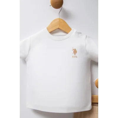 U.S Polo Bebek 3'Lü Takım USB2382 Beyaz