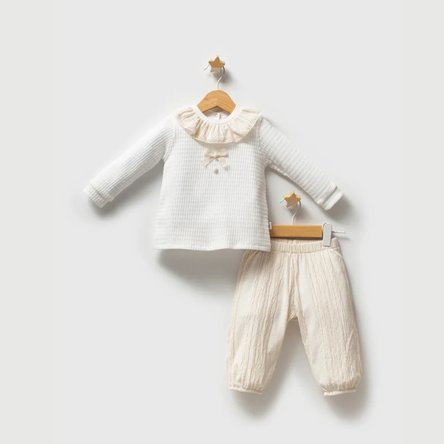 Tongs Baby Authentic Takım, 2'li, Ekru