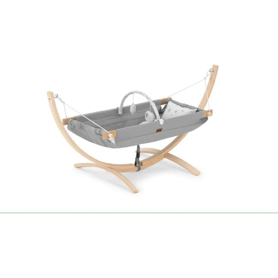 Moje Ahşap Moon Ay Hamak Gri