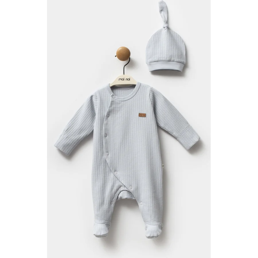 Moi Noi Galaxy Şapkalı Tulum MNB1244 Gri