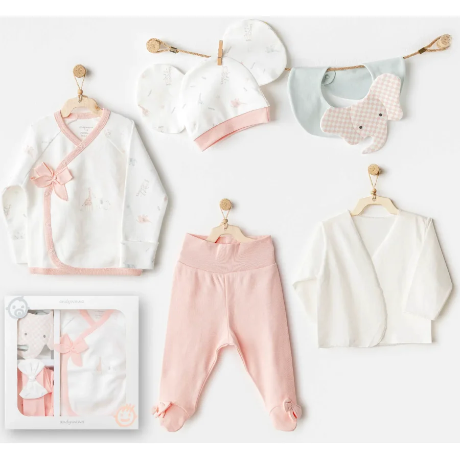 Andywawa Love Family Hastane Çıkışı, 5 Parça, Ekru