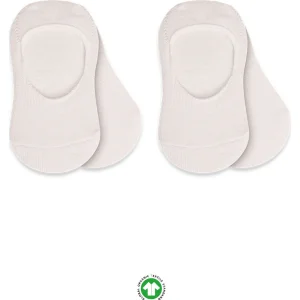 Bistyle Penye Babet Silikonlu Basic Çorap, 2'li, Ekru, Ekru