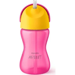 Philips Avent Desenli Pipetli Bardak, 300 ml, Pembe