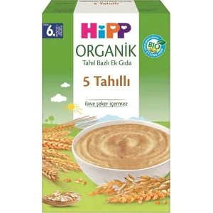 Hipp Organik 5 Tahıllı Tahıl Bazlı Kaşık Maması, 200 g