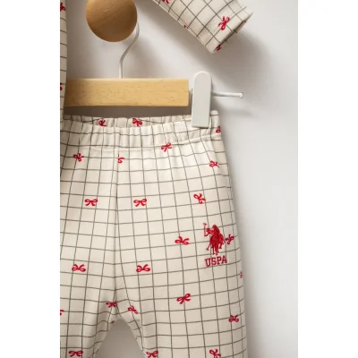 U.S. Polo Assn Gömlek Pijama Takımı USB2728 Beyaz