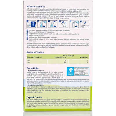 Hipp 3 Organik Çocuk Devam Sütü, 600 g