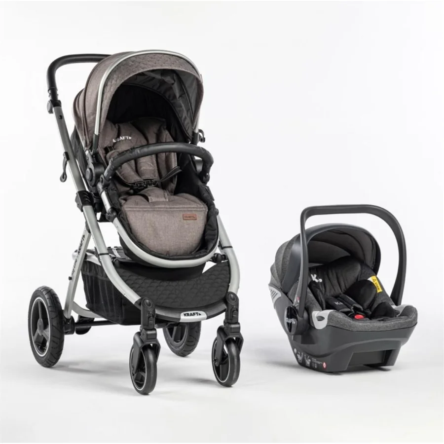 Kraft Sky Line Travel Sistem Bebek Arabası, Açık Gri