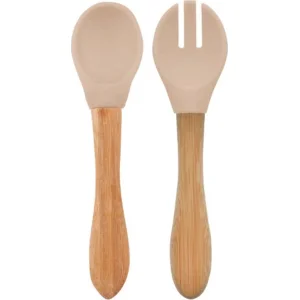 OiOi Mama Kaşığı ve Çatal Seti, Bubble Beige