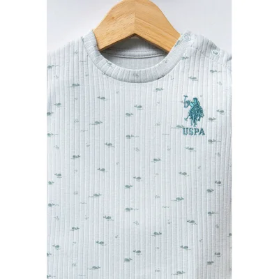 U.S Polo Bebek Takım USB2311 Su Yeşili, 2'li