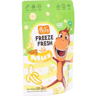 Pol’s Freeze Fresh, Kukuli, Muz, 20 g