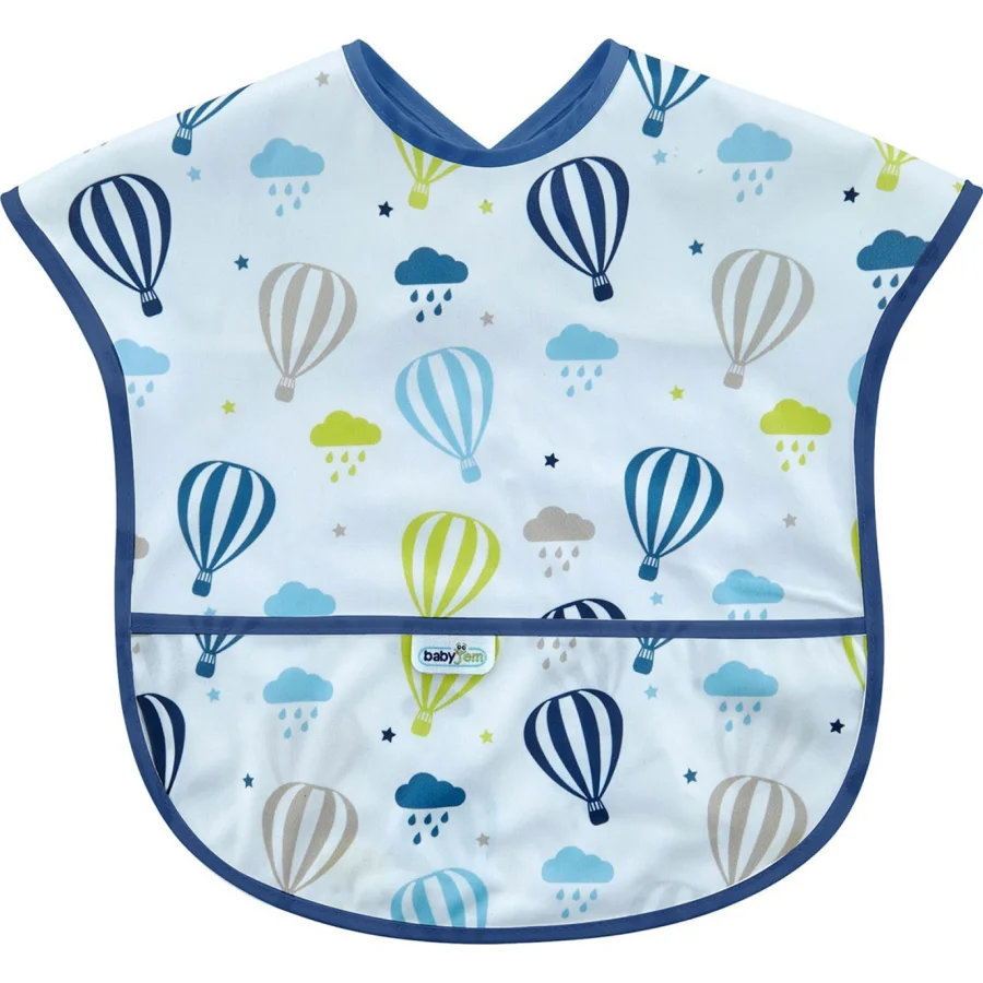 BabyJem Baskılı BLW Kolsuz Önlük, Balon