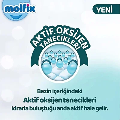 Molfix Premium Bebek Bezi, 2 Beden, 70 Adet