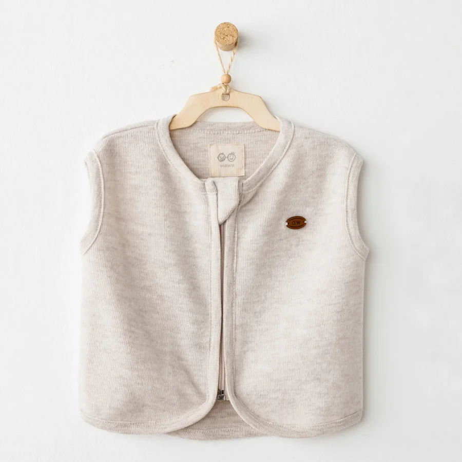 Andywawa Casual Yelek, Bej