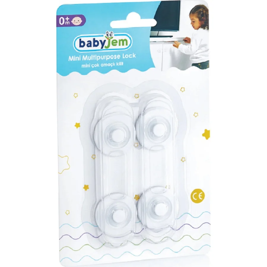 BabyJem Mini Çok Amaçlı Kilit, 2'li