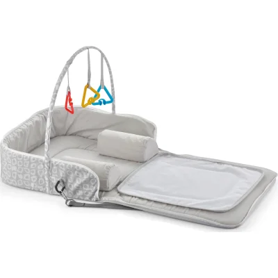 BabyJem Babynest Çanta, Gri Kare