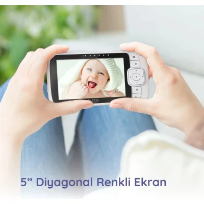 Hubble Nursery View Premium 5 Dijital Bebek Kamerası