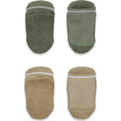 Bistyle Altı Havlu Sneakers Kaymaz Çorap, 2'li, Nil, Bej