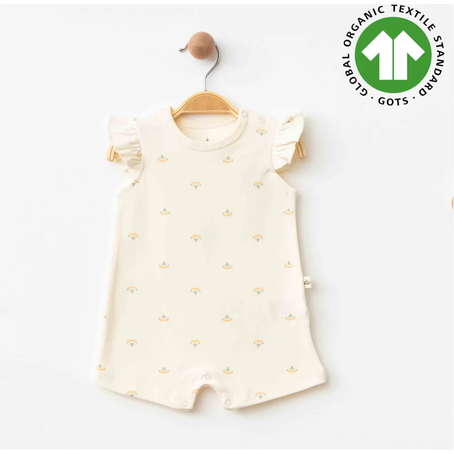 Eslenza Baby Şort Tulum, Bej