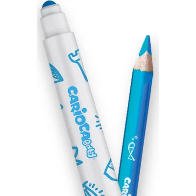 Carioca Jumbo Bebek Süper Yıkanabilir Keçeli Boya Kalemi, 12'li
