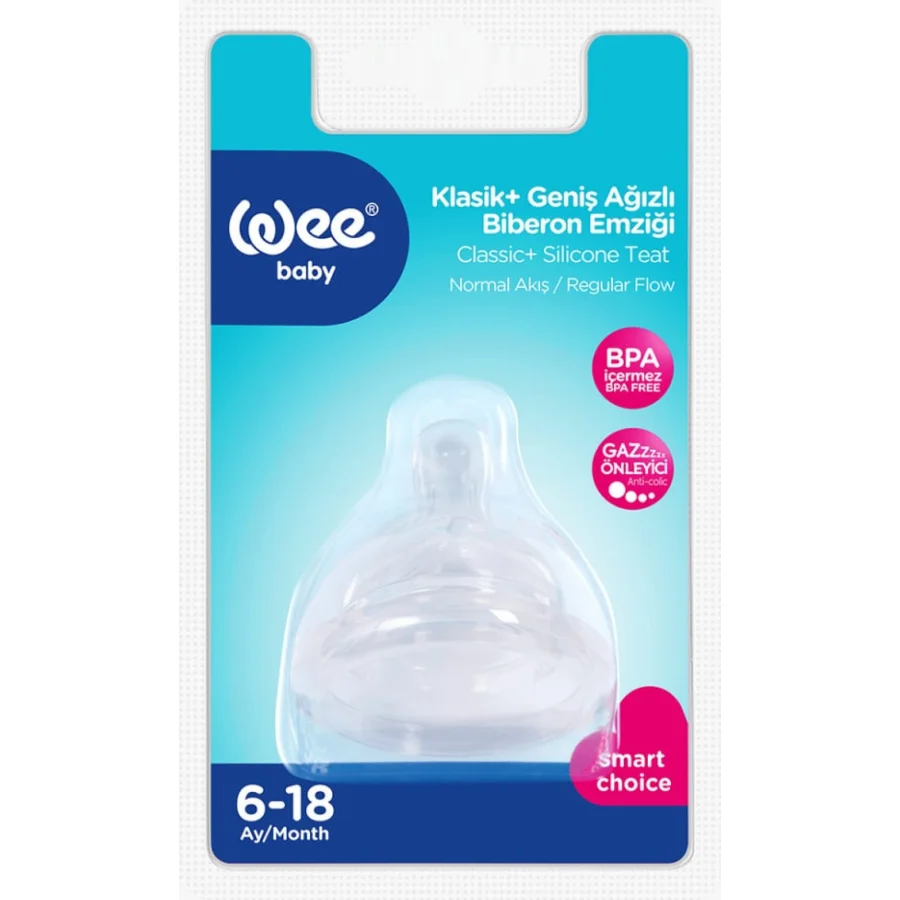 Wee Baby Geniş Ağızlı Biberon Emziği Normal Akış No:2 853