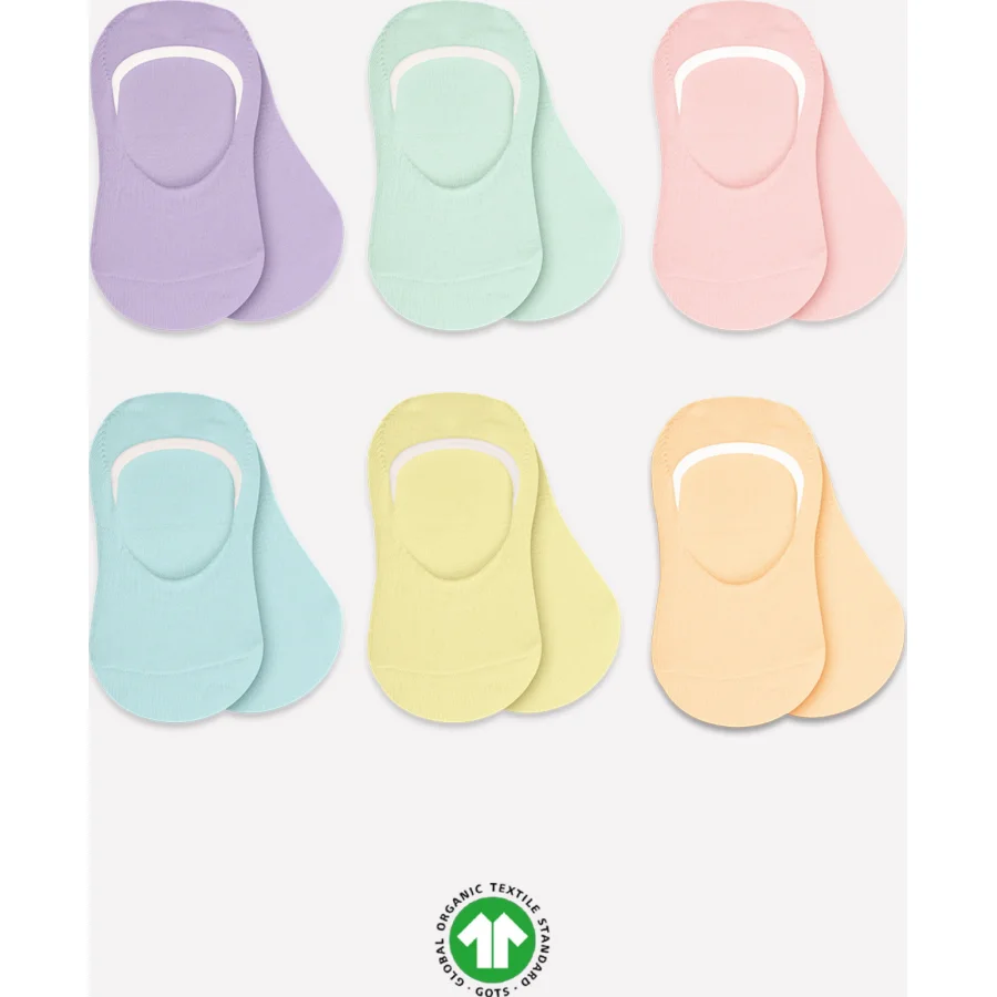 Bistyle Mix Babet Çorap, 6'lı, Lila