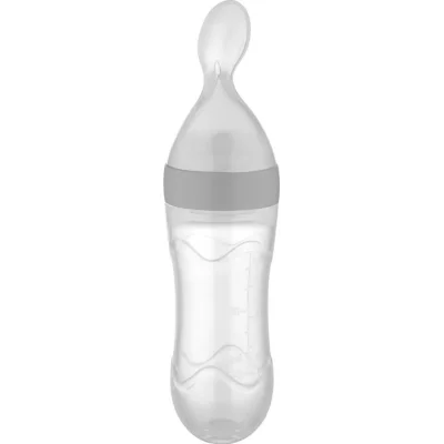 BabyJem Sıkmalı Kaşık, Gri