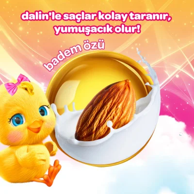 Dalin Kolay Tarama Bebek Şampuanı, 700 ml