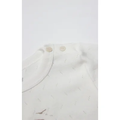 Bistyle 2li Takım Şortlu My Favorite Zoo Ekru